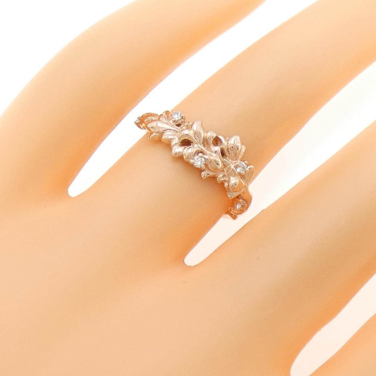 K14PG ダイヤモンド リング 0.07CT