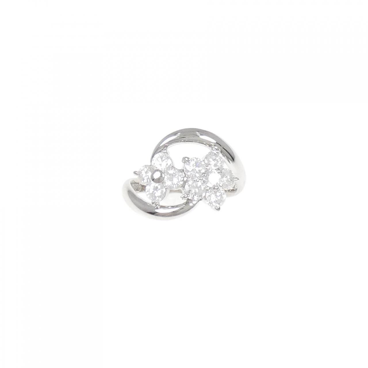 PT フラワー ダイヤモンド リング 1.07CT