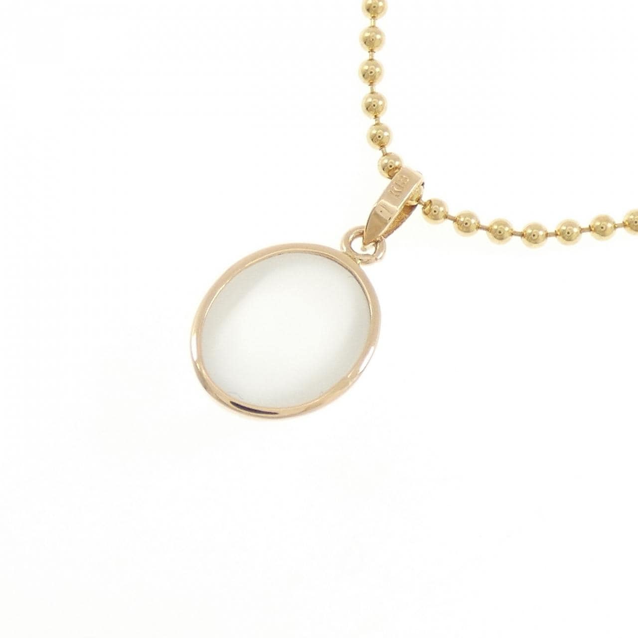 K18YG ムーンストーン ネックレス