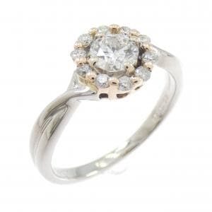 K18WG/K18PG ダイヤモンド リング 0.343CT