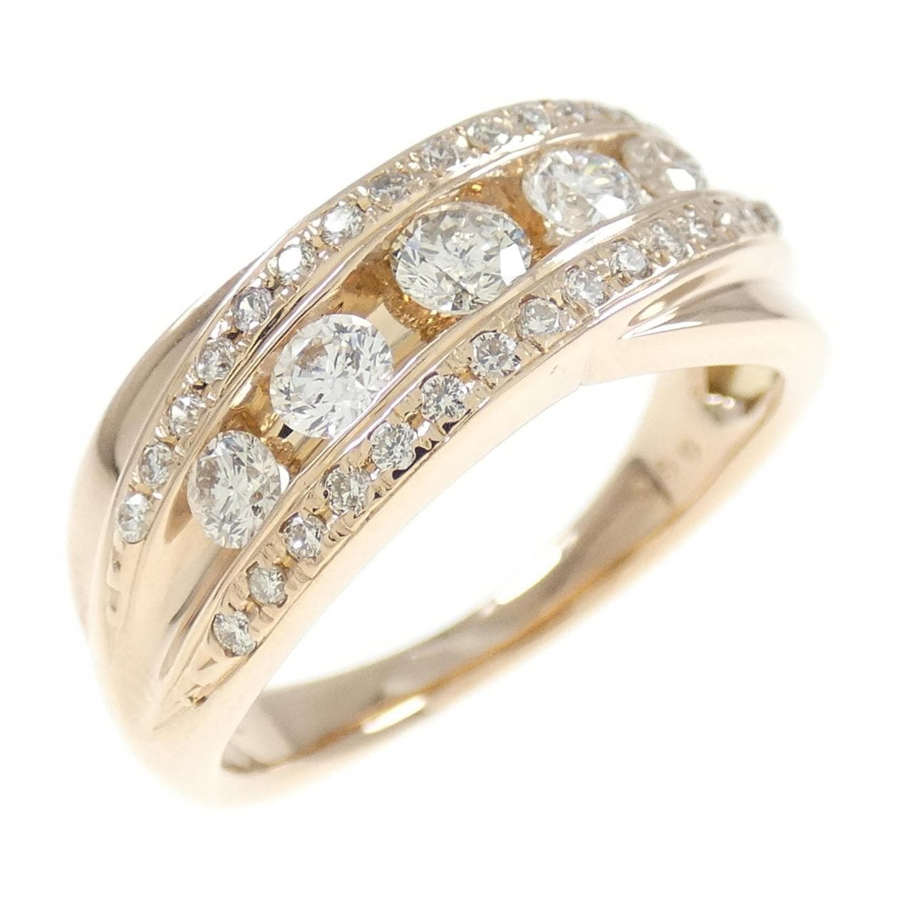 K18PG ダイヤモンド リング 0.50CT