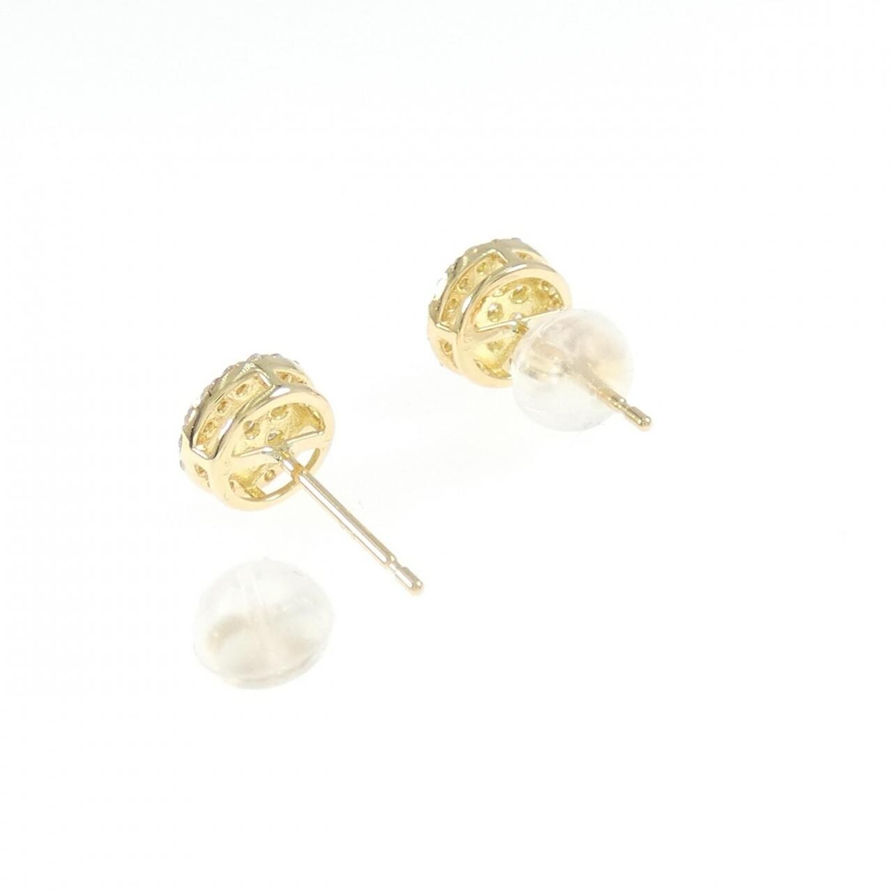 【リメイク】K18YG ダイヤモンド ピアス 0.30CT