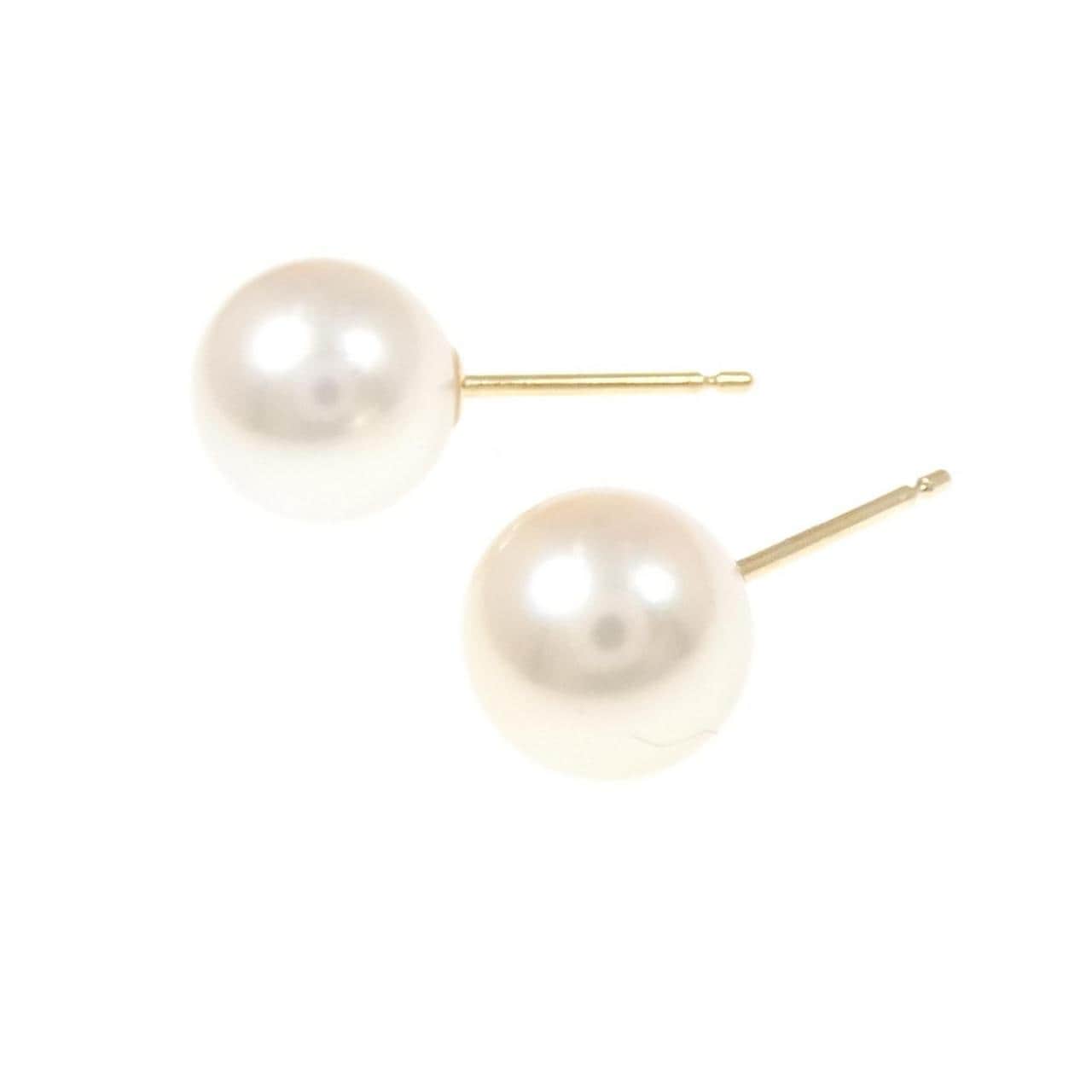 K18YG アコヤパール ピアス 8.1mm