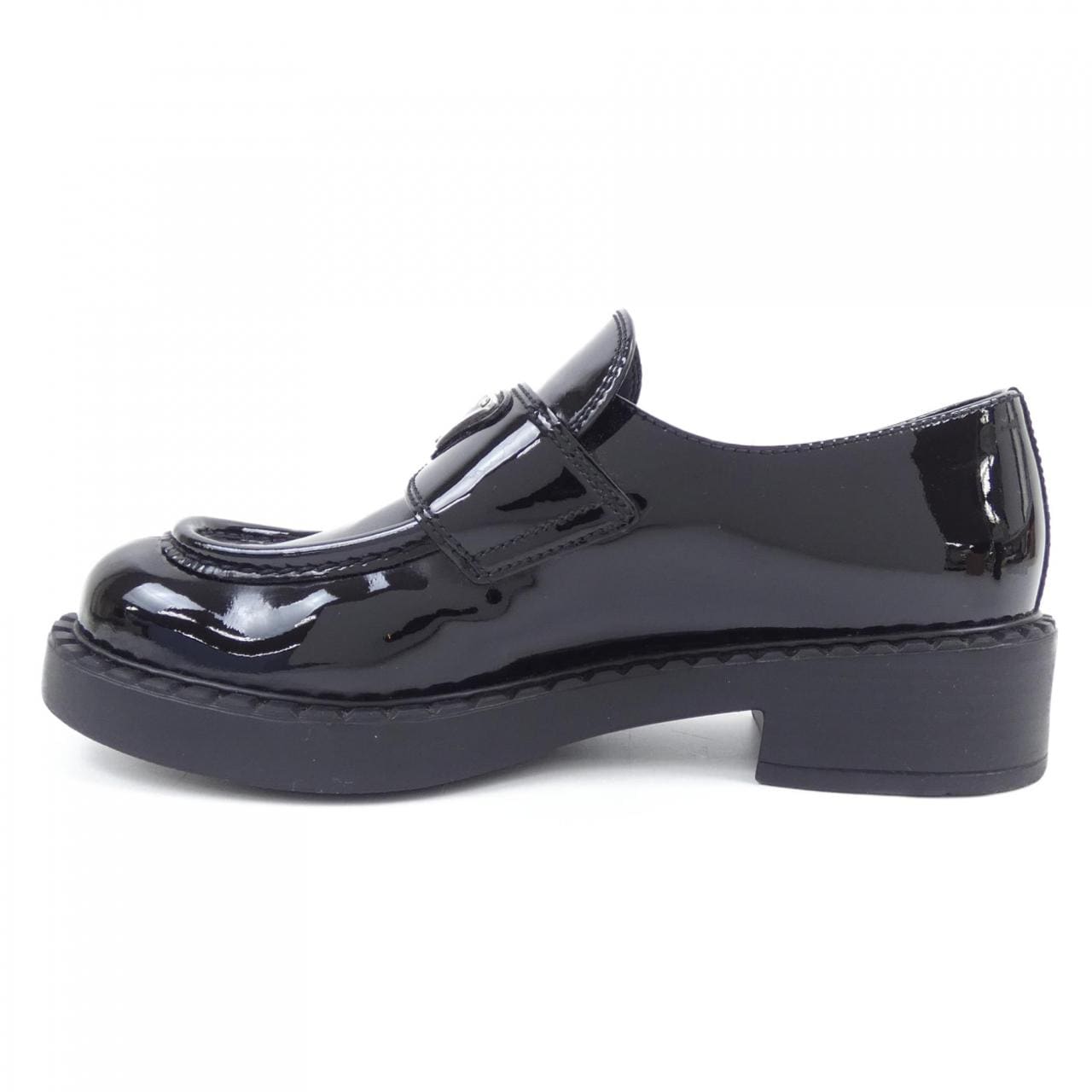 プラダ PRADA チョコレート ローファー トライアングルロゴ 1D246M シューズ