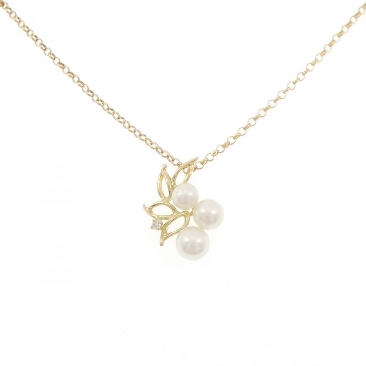 K18YG アコヤパール ネックレス