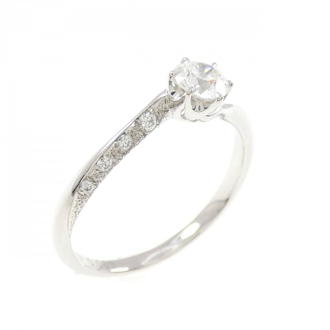 PT950 ダイヤモンド リング 0.249CT G VVS2 3EXT H&C