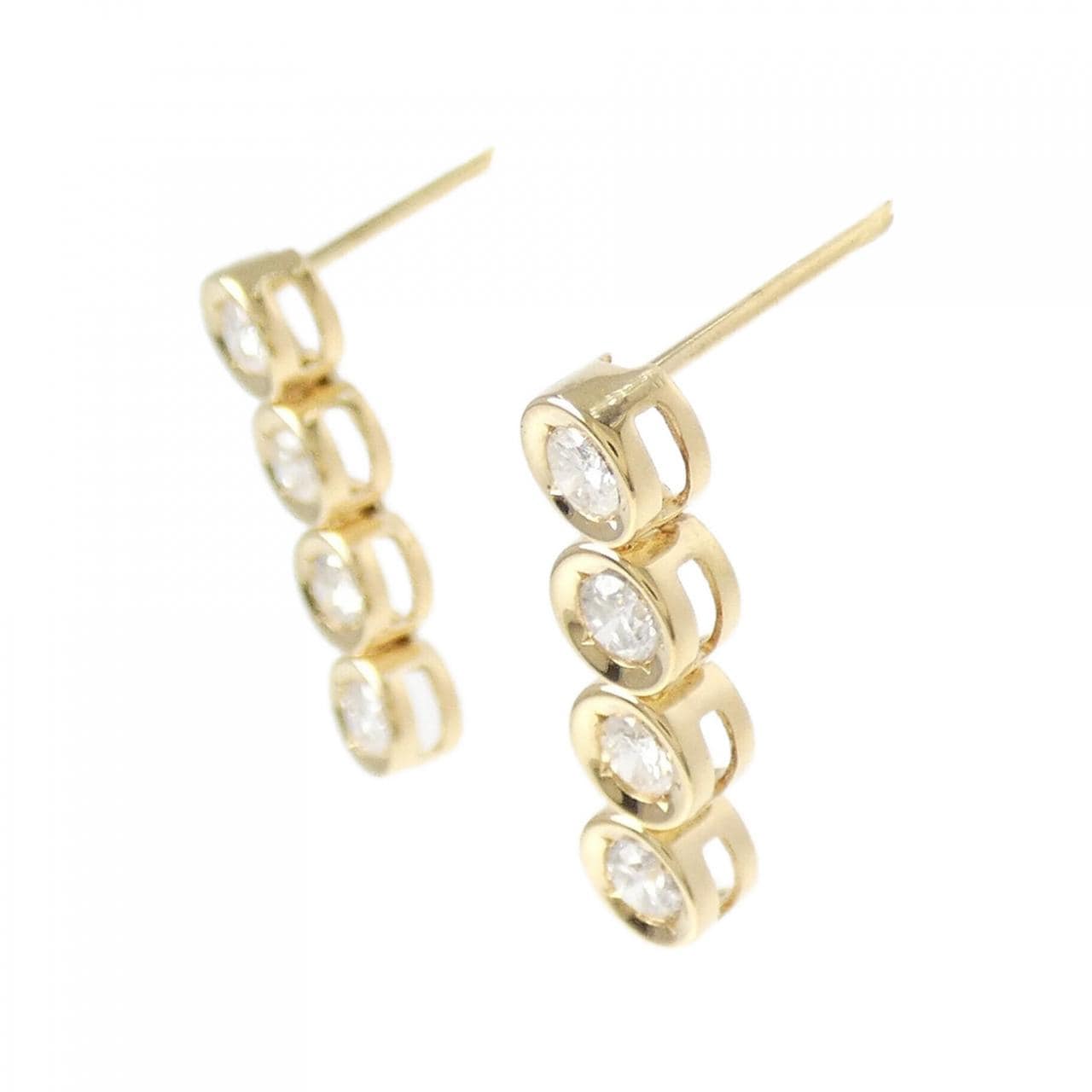 K18YG Diamond earrings 0.50CT