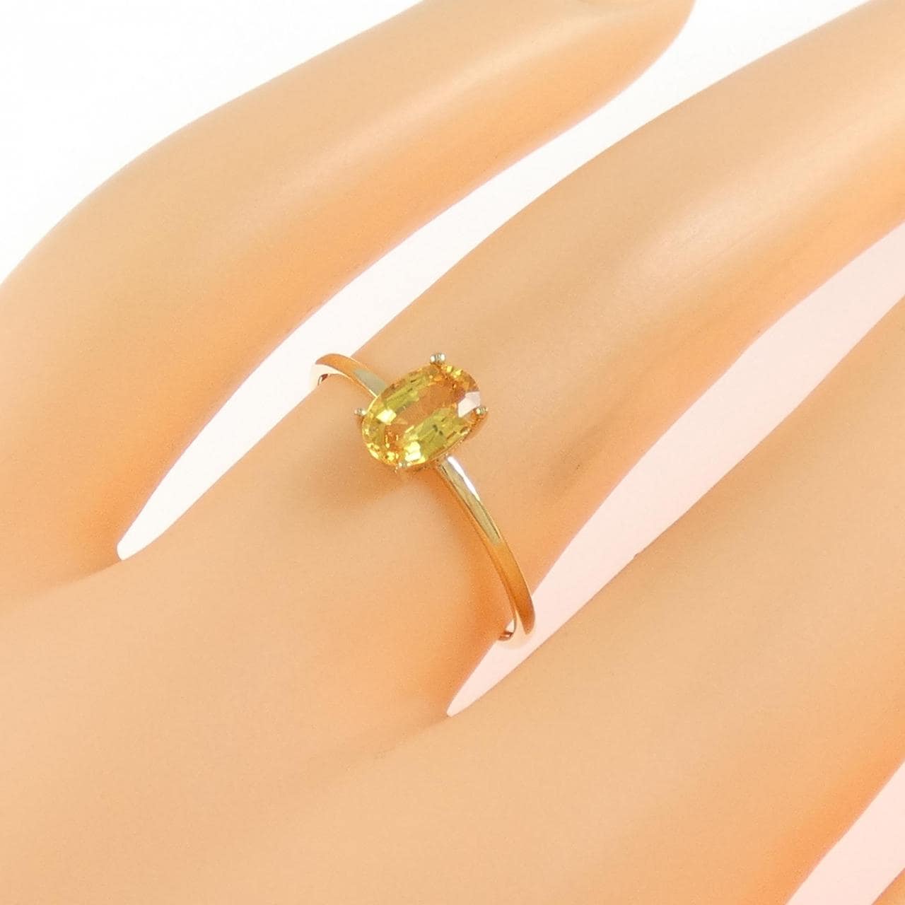 K18YG サファイヤ リング 0.61CT