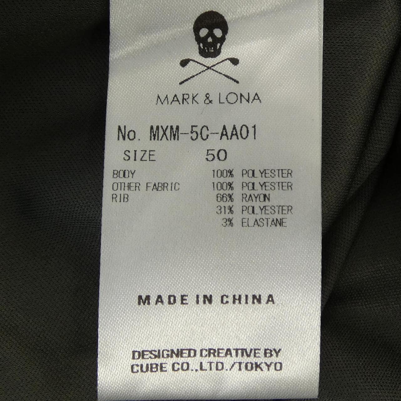 マークアンドロナ MARK&LONA MXM-5C-AA01 Tシャツ