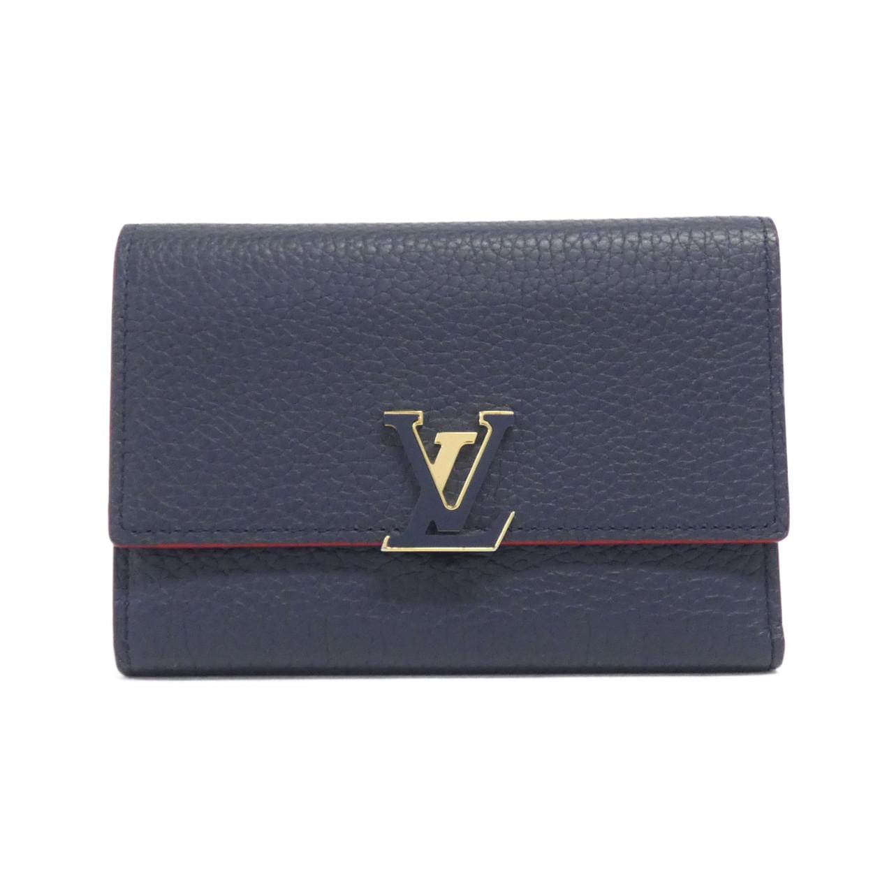 LOUIS VUITTON Taurillon Portefeuil Capucines短款M63741 钱包