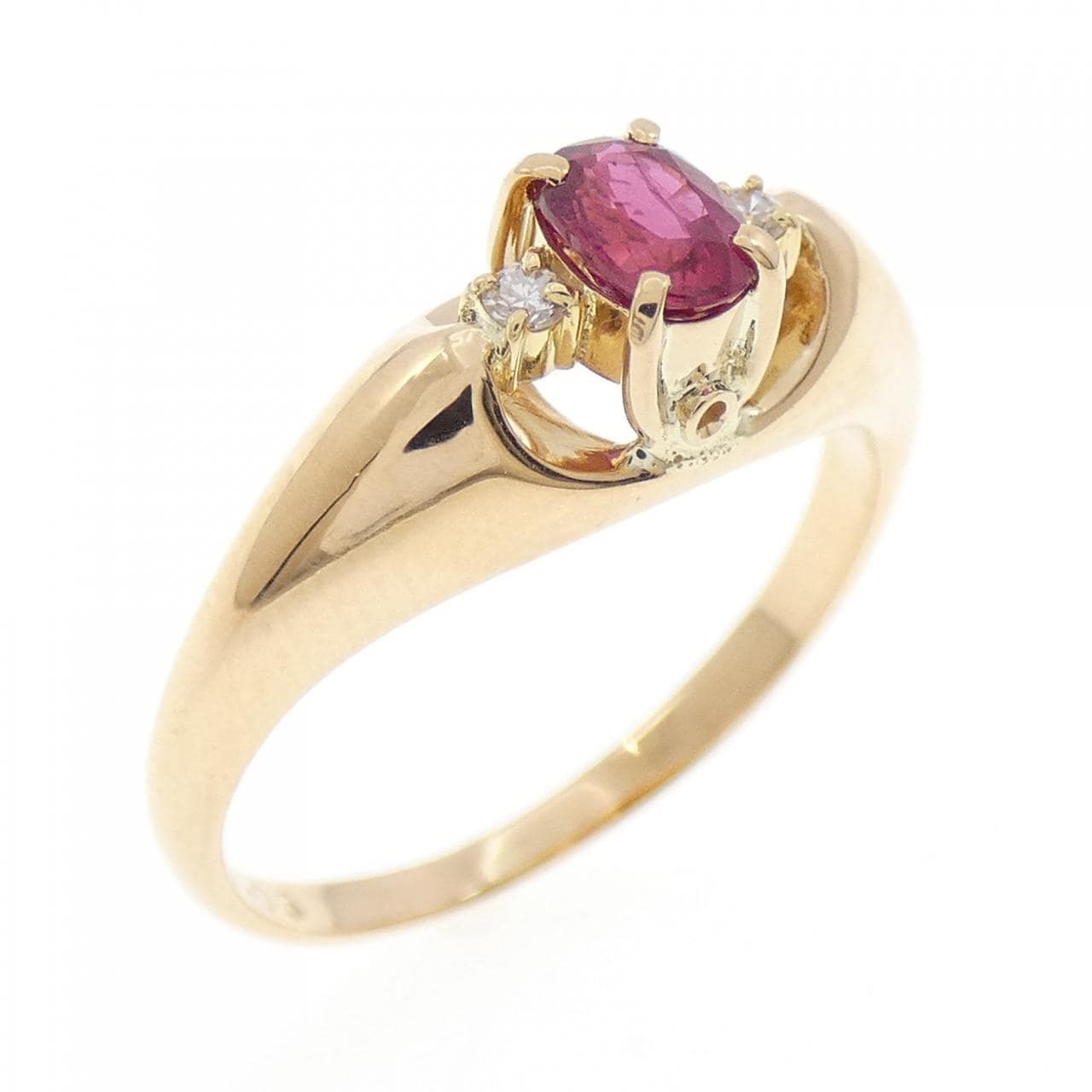 K18PG ルビー リング 0.33CT