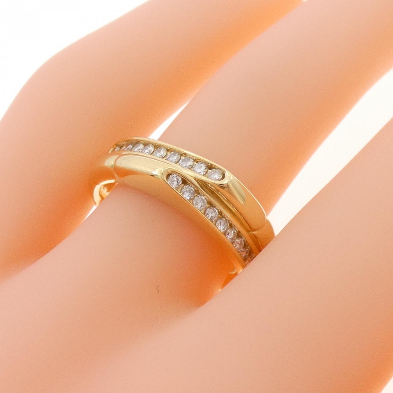 K18YG ダイヤモンド リング 0.22CT