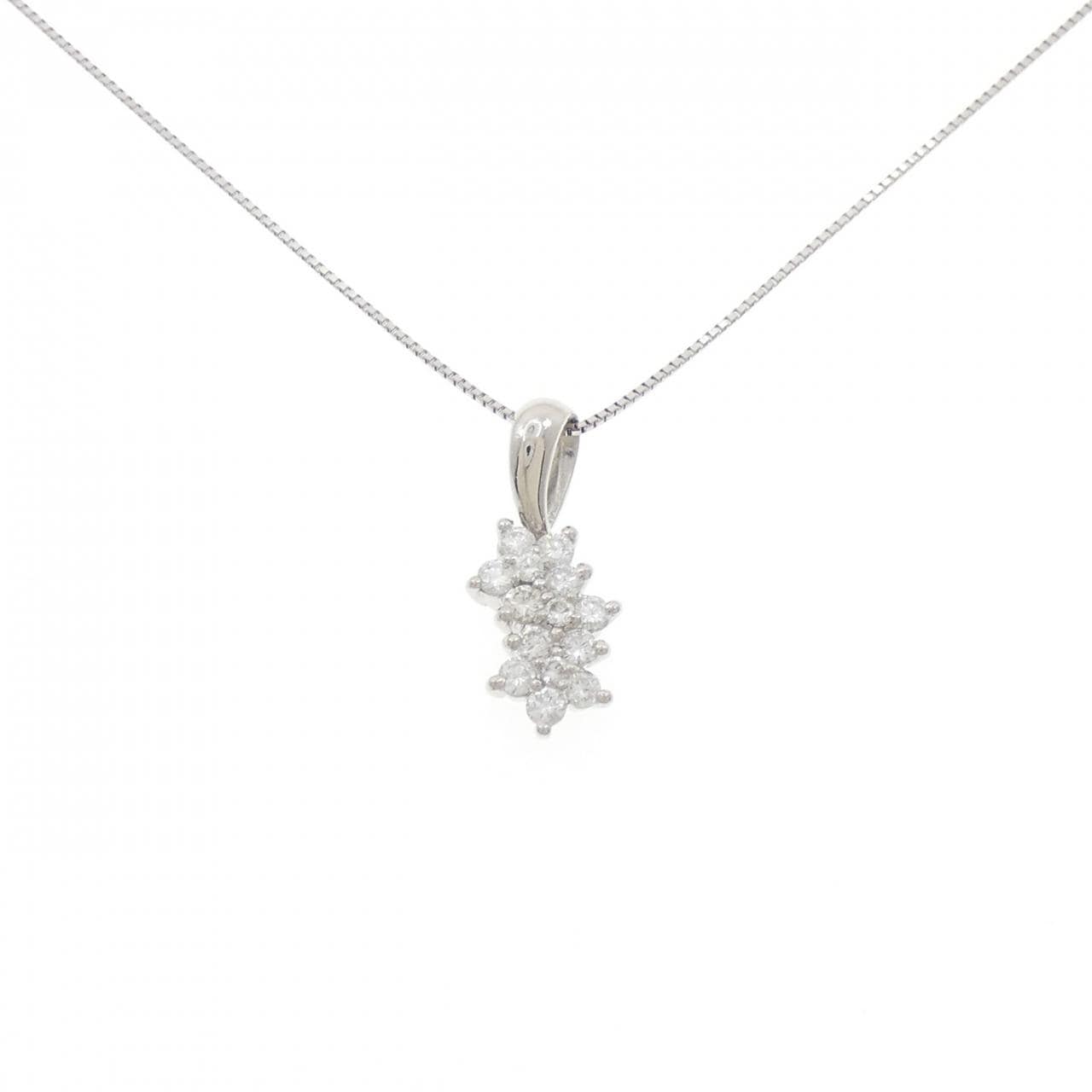 PT900/PT850 ダイヤモンド ネックレス 0.51CT