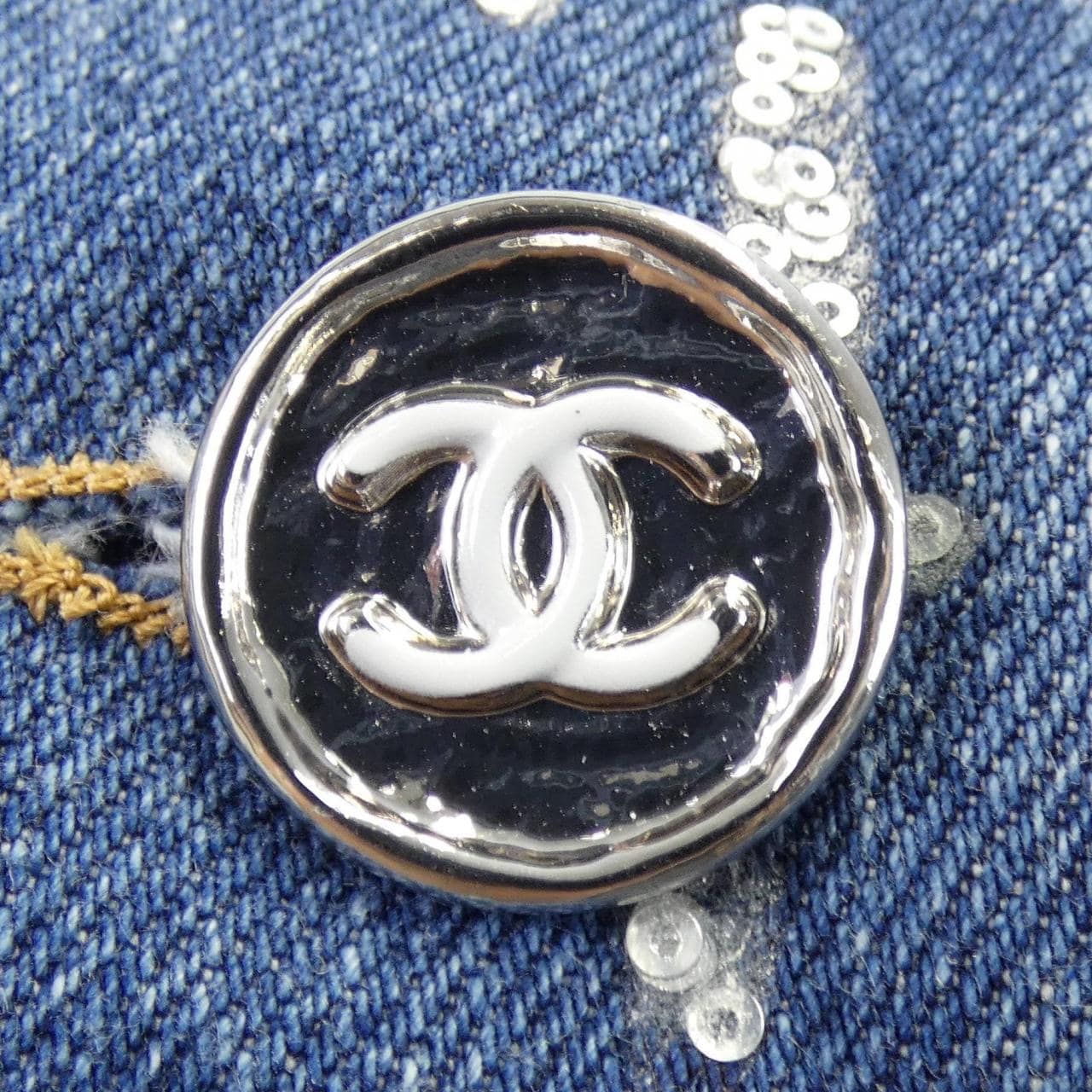 シャネル CHANEL METIERS D’ART LOOK 38 P75259V66855 デニムジャケット
