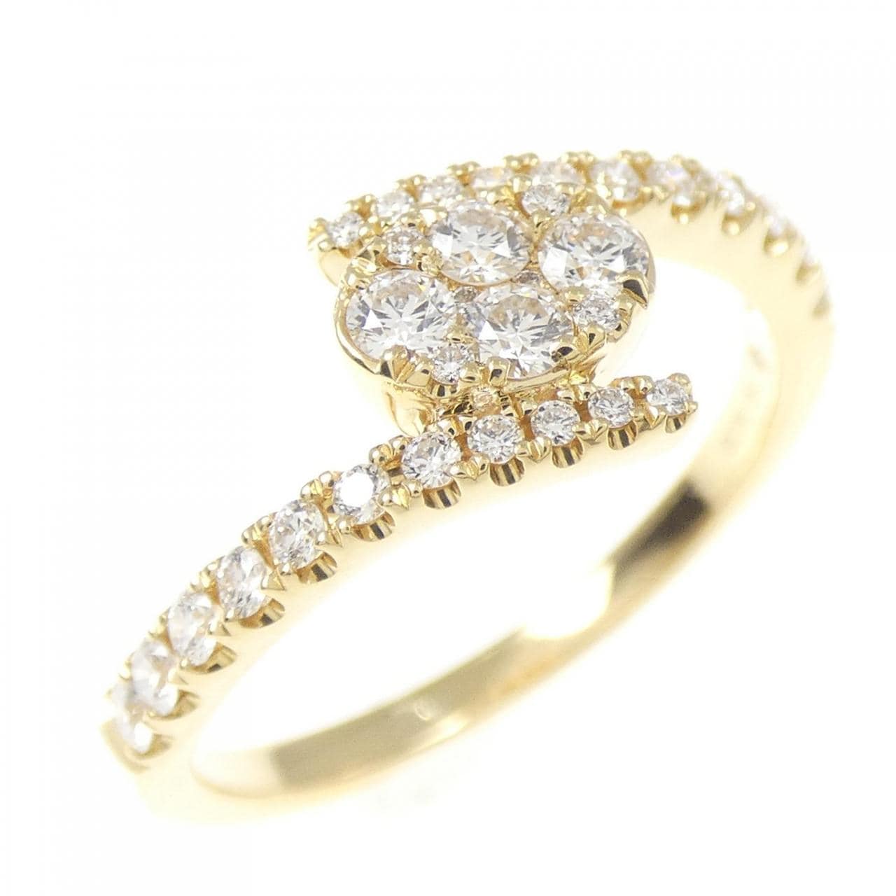 750YG ダイヤモンド リング 0.35CT