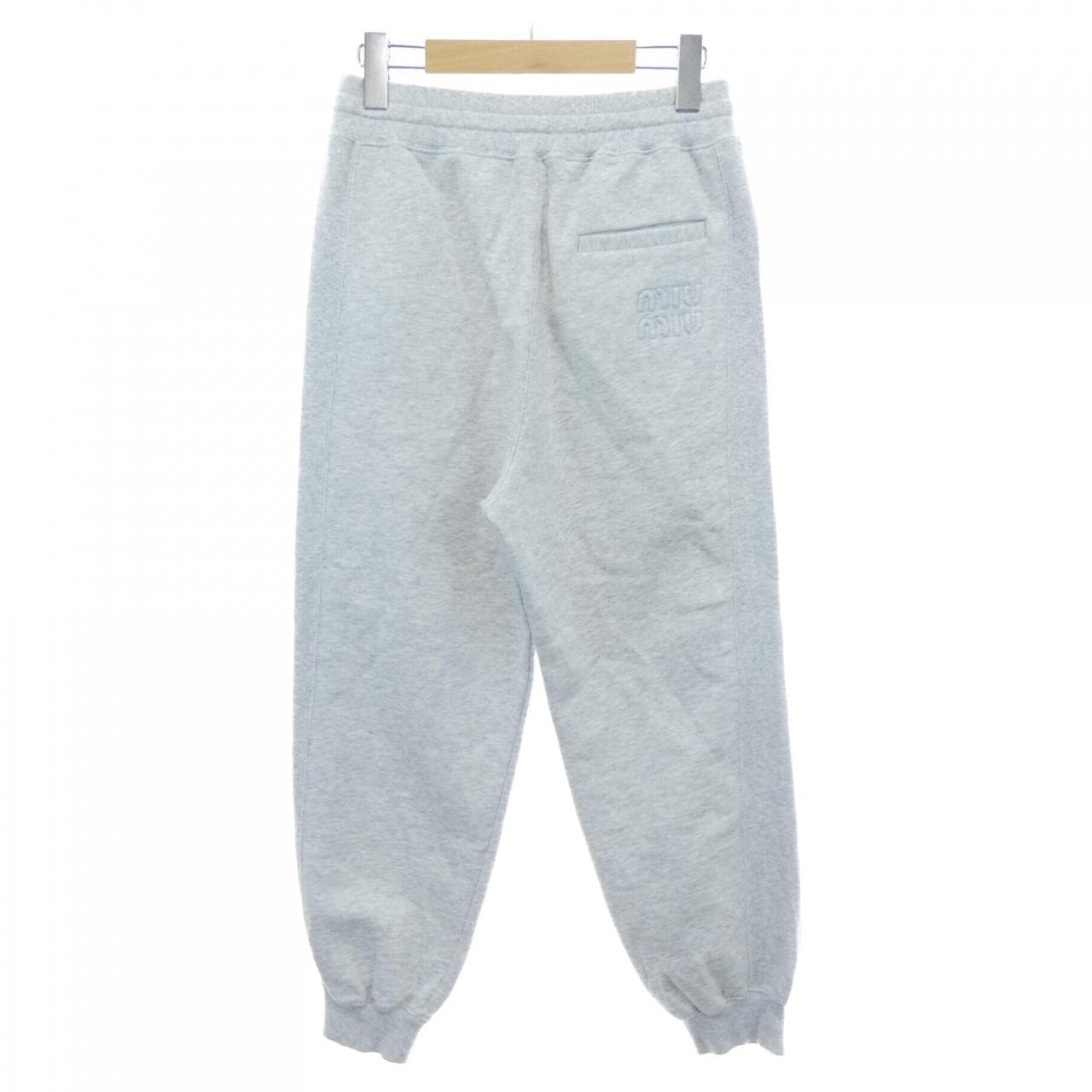 ミュウミュウ MIU MIU MIU MIU ロゴ MJP302 S232 12Y6 パンツ