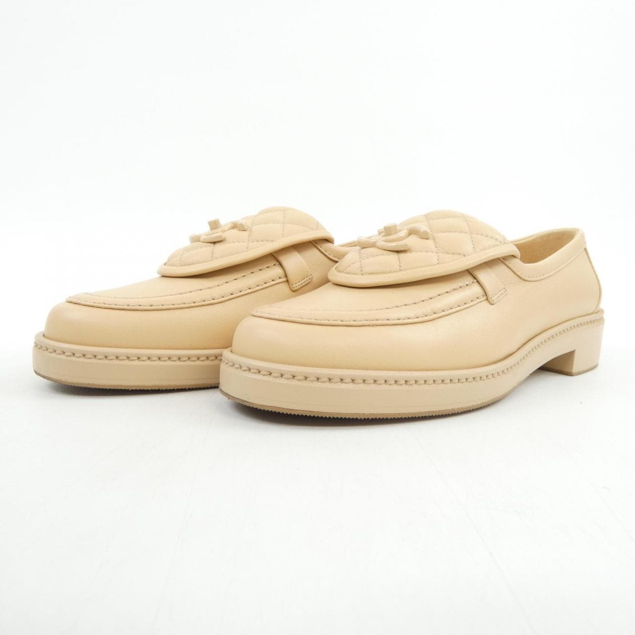 CHANEL旋扣莫卡辛鞋 G45474B15482