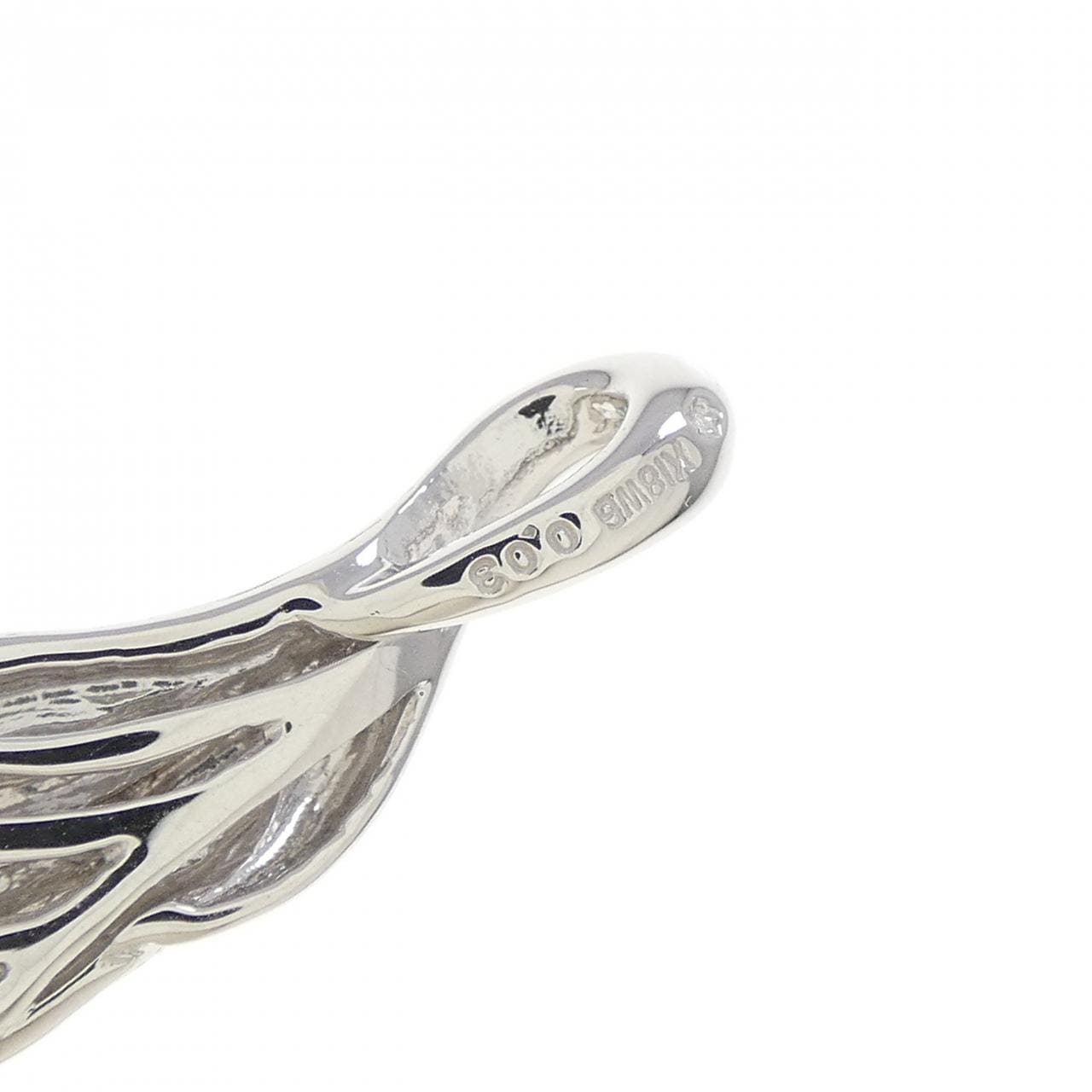 K18WG ダイヤモンド ペンダント 0.03CT