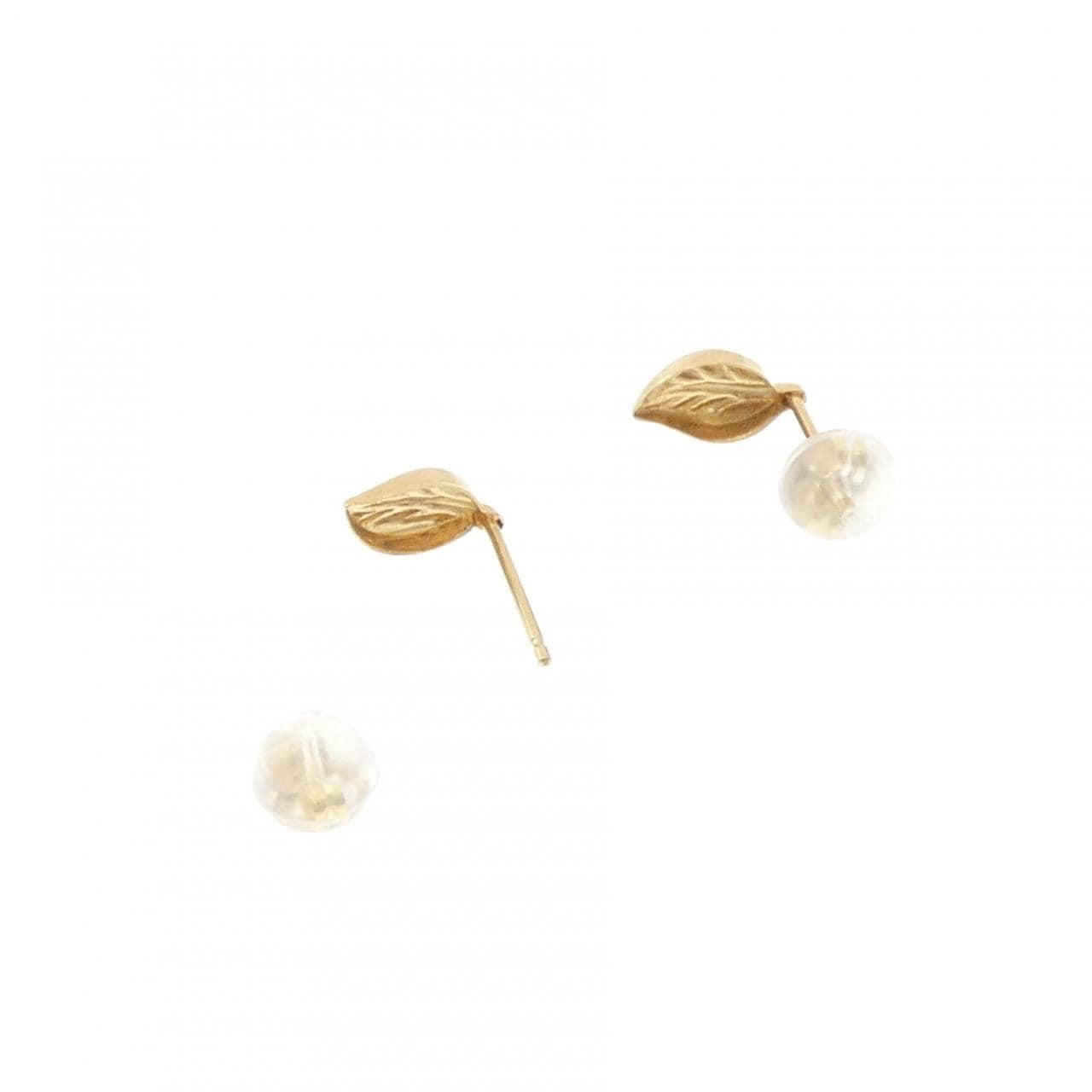 K18YG リーフ ピアス