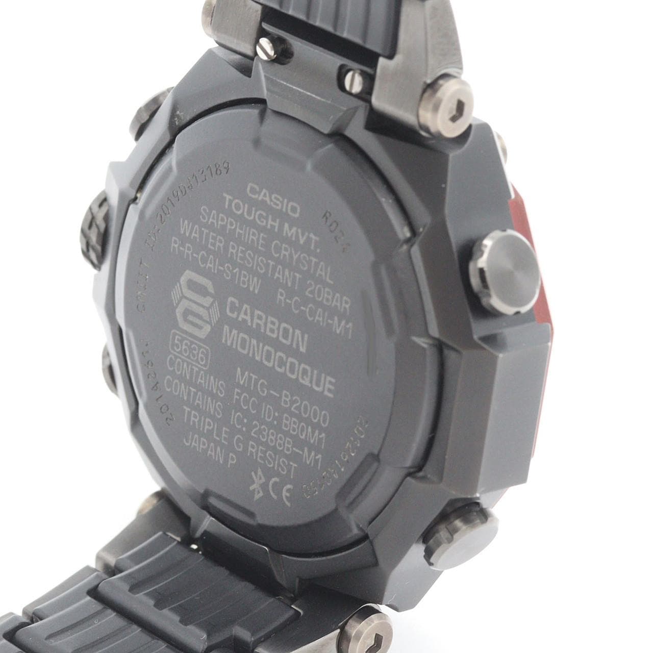 カシオ G-SHOCK･MT-G 電波時計 MTG-B2000BD-1A4JF SS ソーラークォーツ