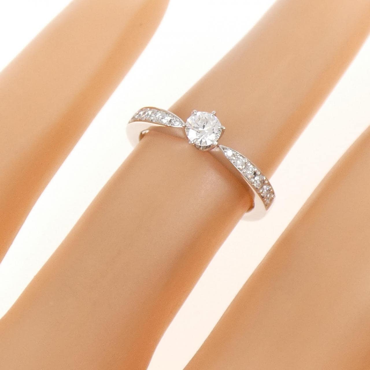 PT950 ダイヤモンド リング 0.16CT