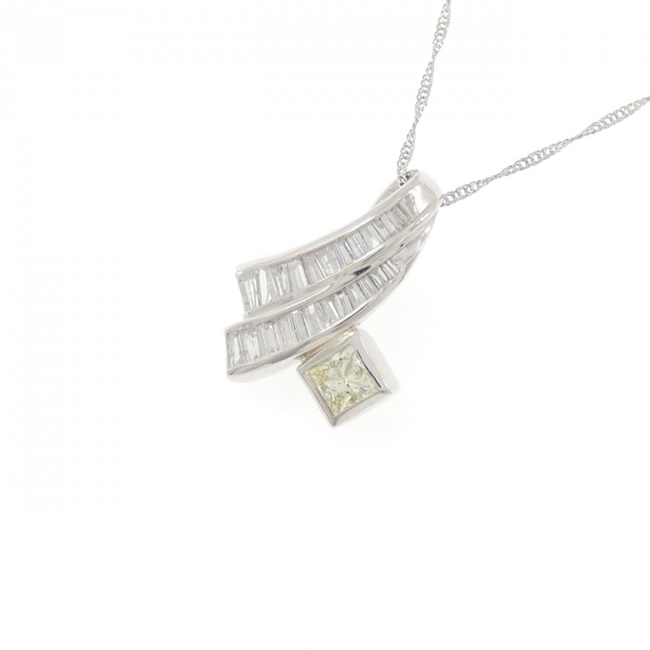 PT900/PT850 ダイヤモンド ネックレス 0.52CT