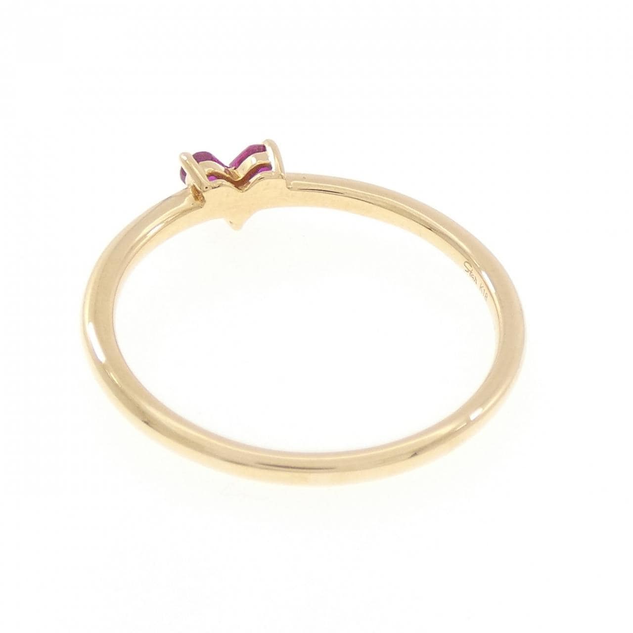 スタージュエリー ミステリアスハート リング 0.15CT