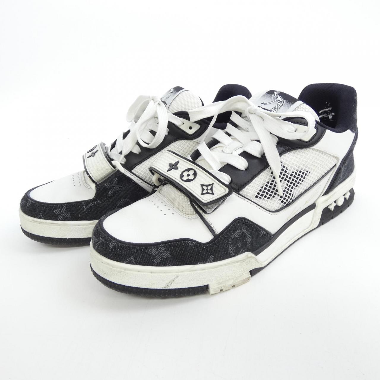 ルイヴィトン LOUIS VUITTON LVトレイナーライン モノグラムデニム スニーカー