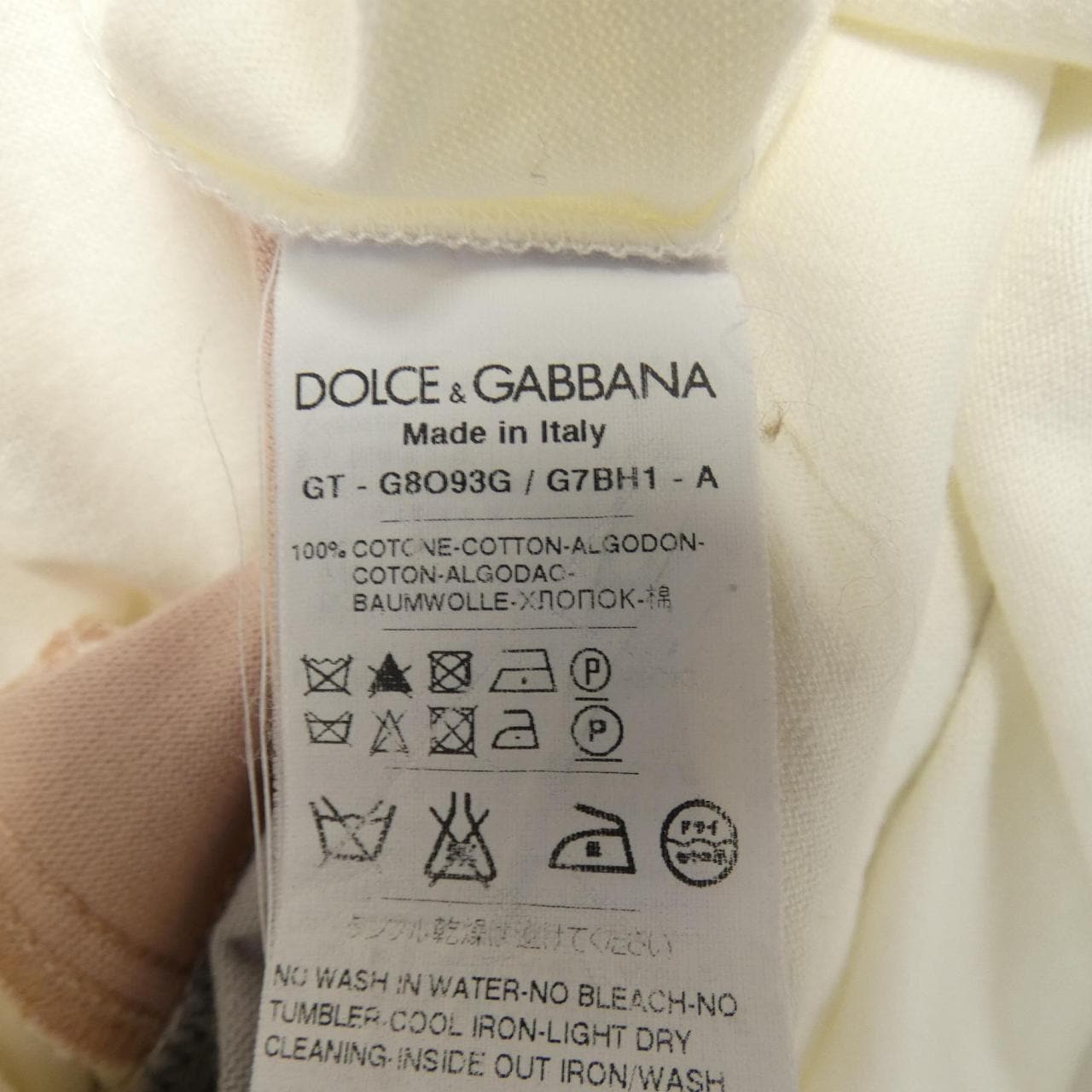ドルチェアンドガッバーナ DOLCE&GABBANA G8O93G/G7BH1 Tシャツ