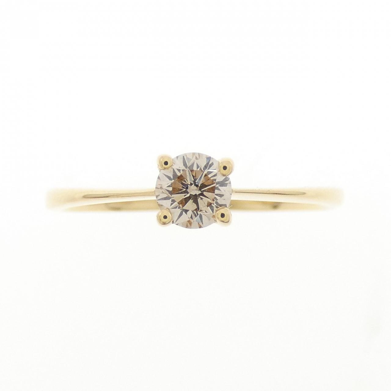 K18YG ダイヤモンド リング 0.25CT
