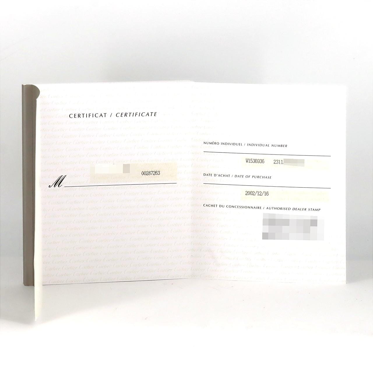 カルティエ ベニュワール PG W1536936 PG･RG クォーツ