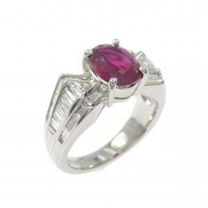 PT900 ルビー リング 2.09CT ビルマ産