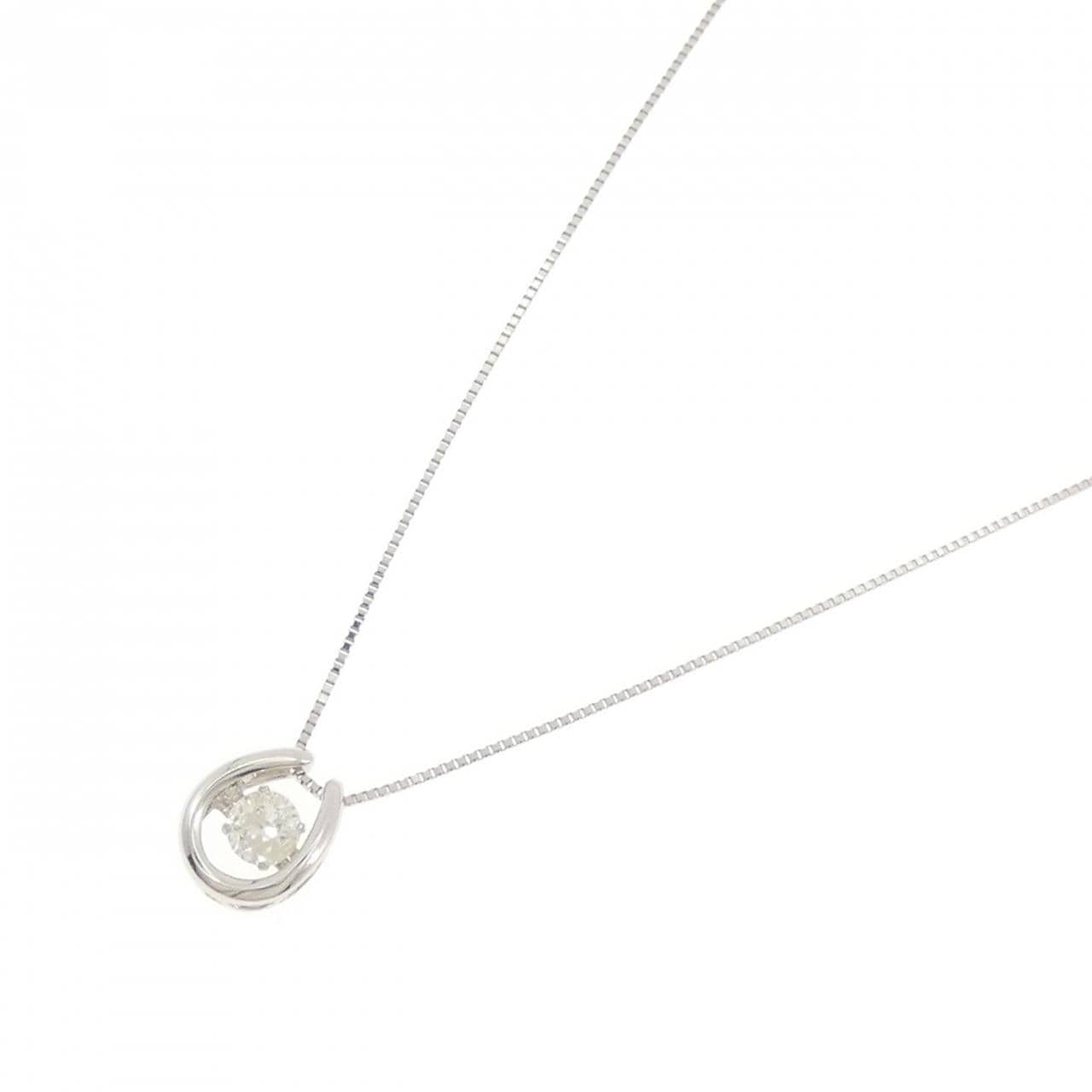 PT900/PT850 ダイヤモンド ネックレス 0.40CT