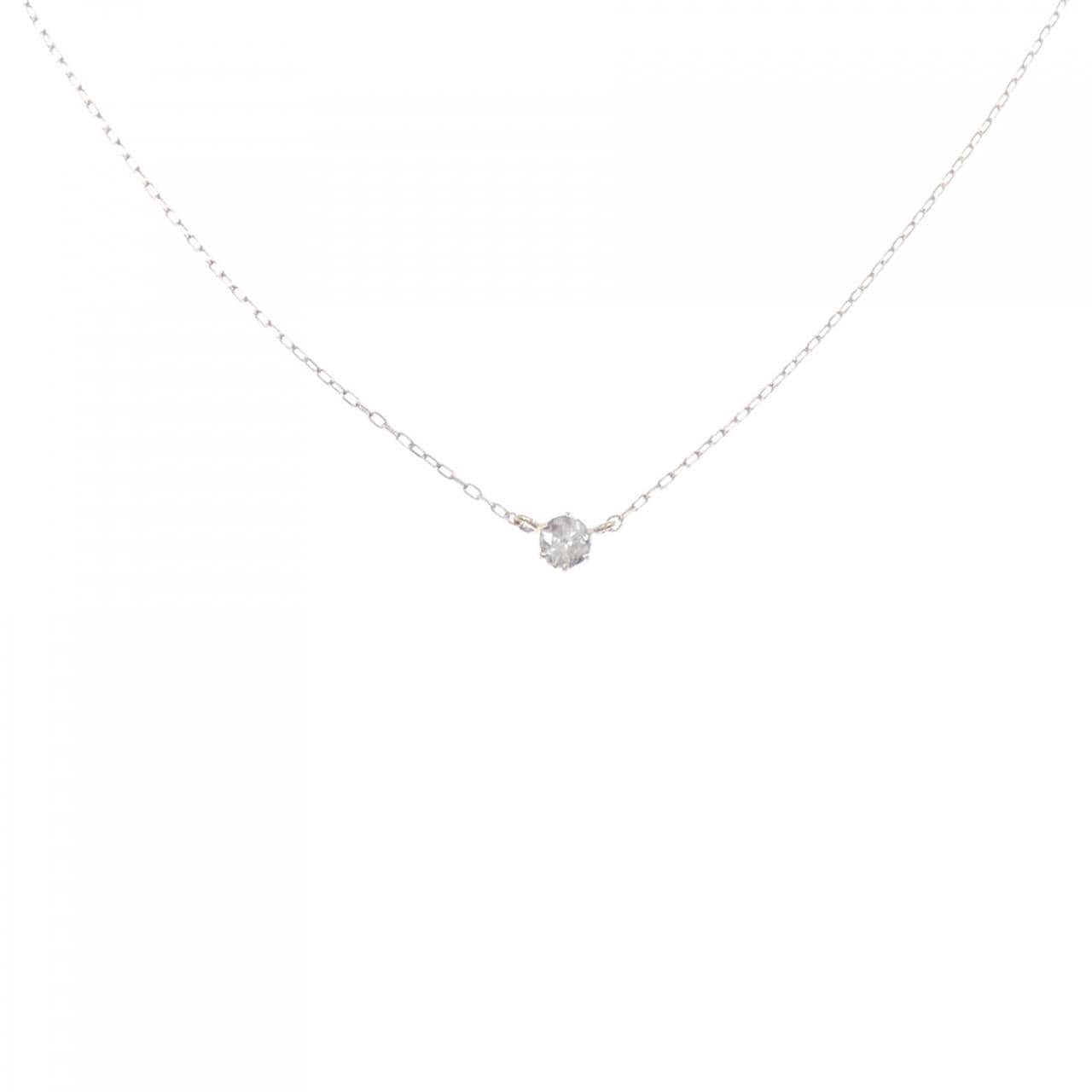 [BRAND NEW] K10YG solitaire Diamond necklace 0.10CT