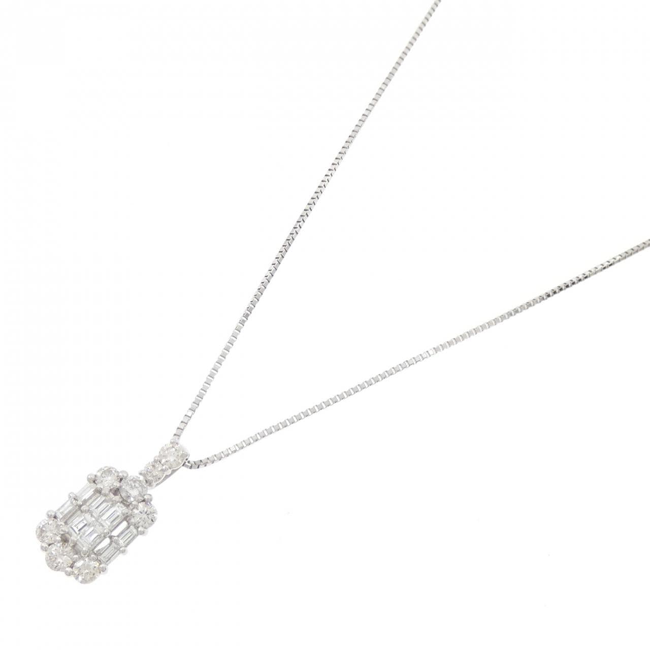 PT900/PT850 ダイヤモンド ネックレス 0.50CT