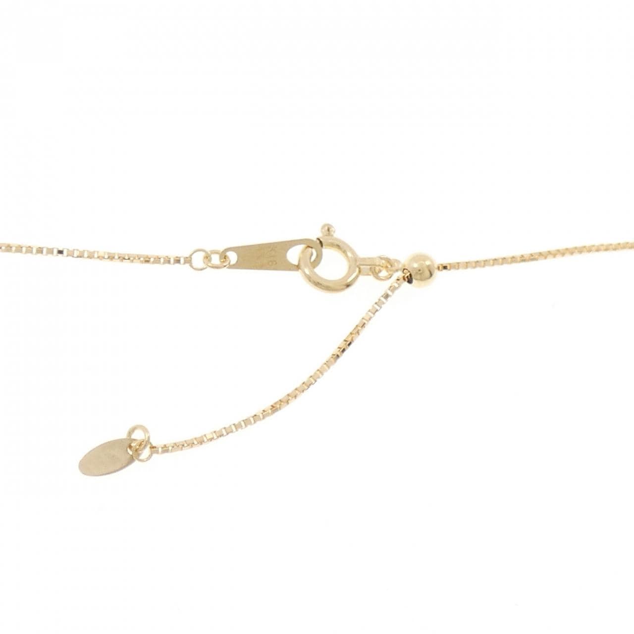 K18YG/PT900/K18PG ダイヤモンド ネックレス 0.21CT