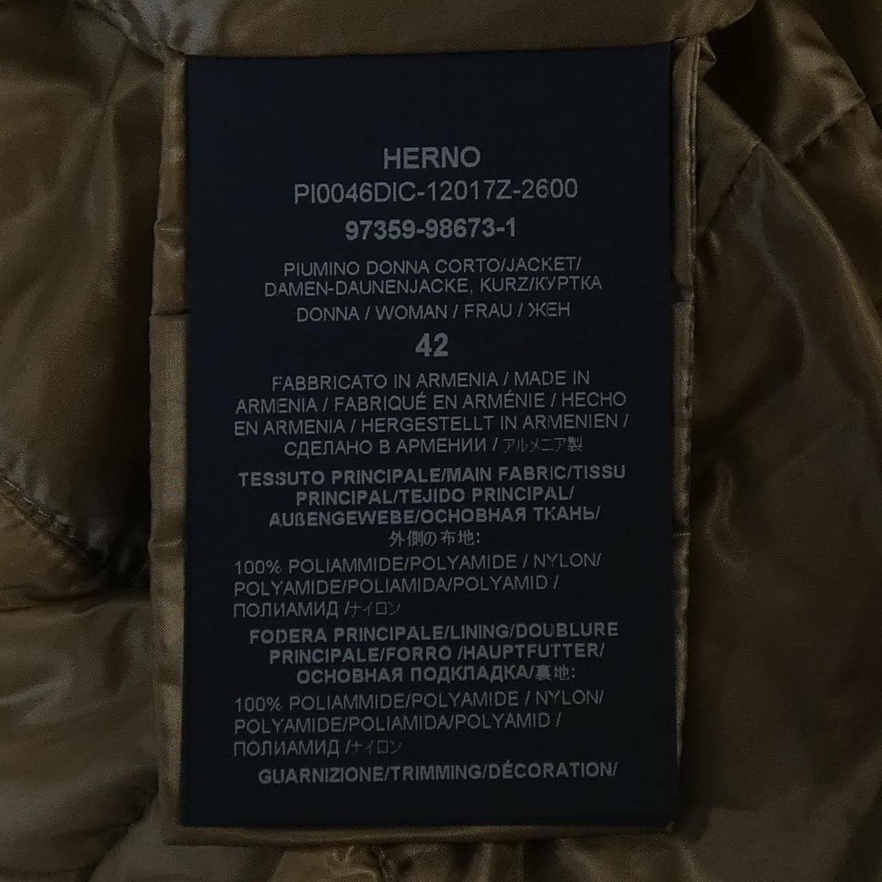 ヘルノ Herno PI0046DIC 12017Z 2600 ダウンジャケット