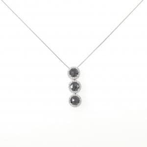 K18WG ダイヤモンド ネックレス 1.50CT