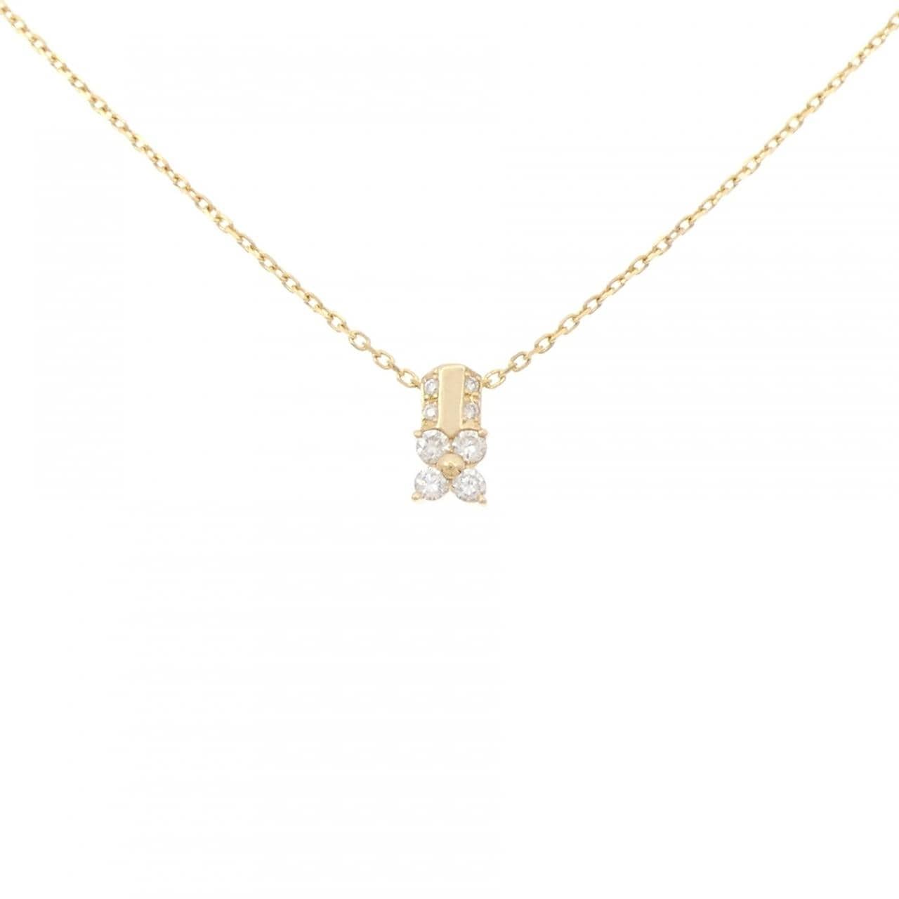 K18YG ダイヤモンド ネックレス 0.20CT