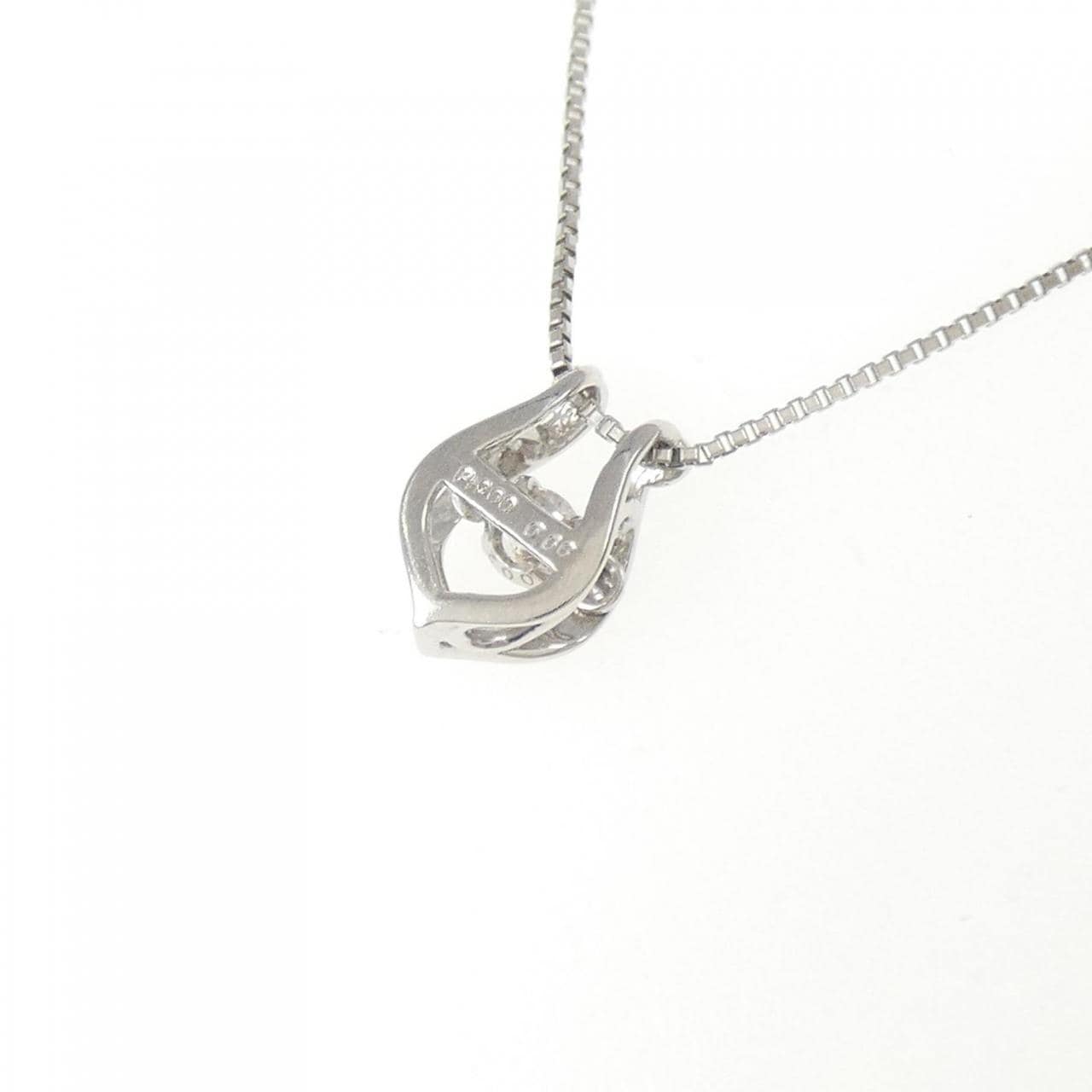 PT900/PT850 ダイヤモンド ネックレス 0.06CT