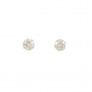 PT900 ソリティア ダイヤモンド ピアス 1.20CT