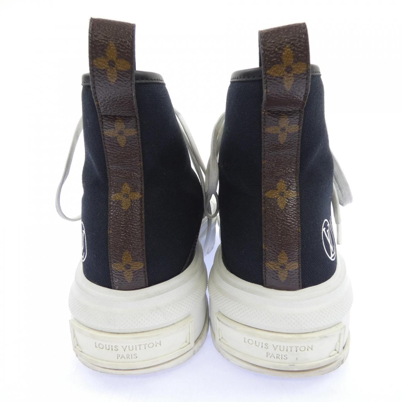 ルイヴィトン LOUIS VUITTON LVサークル キャンバス レザー LVスクァッドライン スニーカー