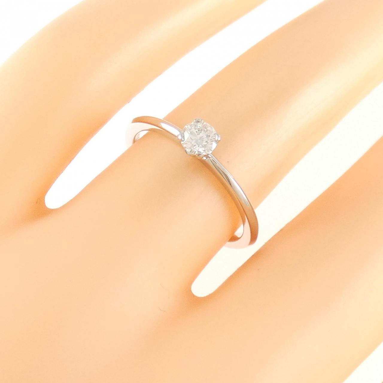 ティファニー トゥルー リング 0.20CT I VS1 3EXT