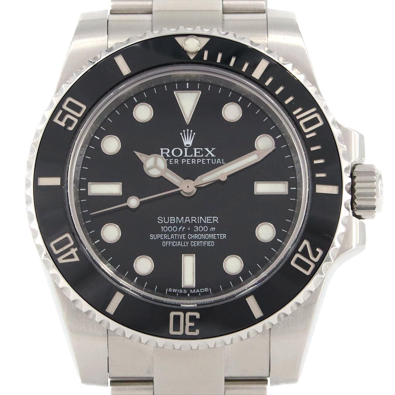 ROLEX Submariner 114060 SS自動上弦隨機編號