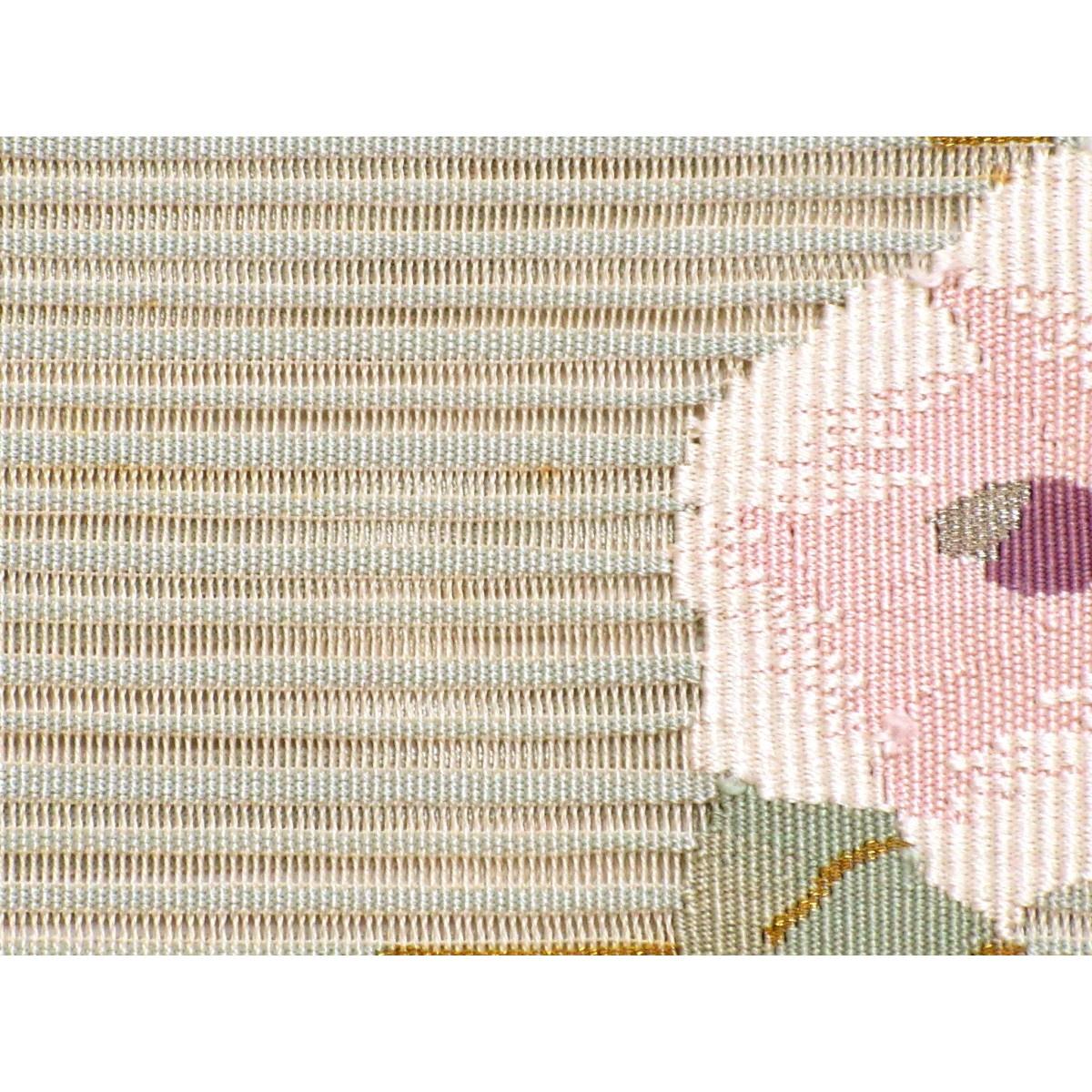 【未使用品】夏名古屋帯　絽綴織