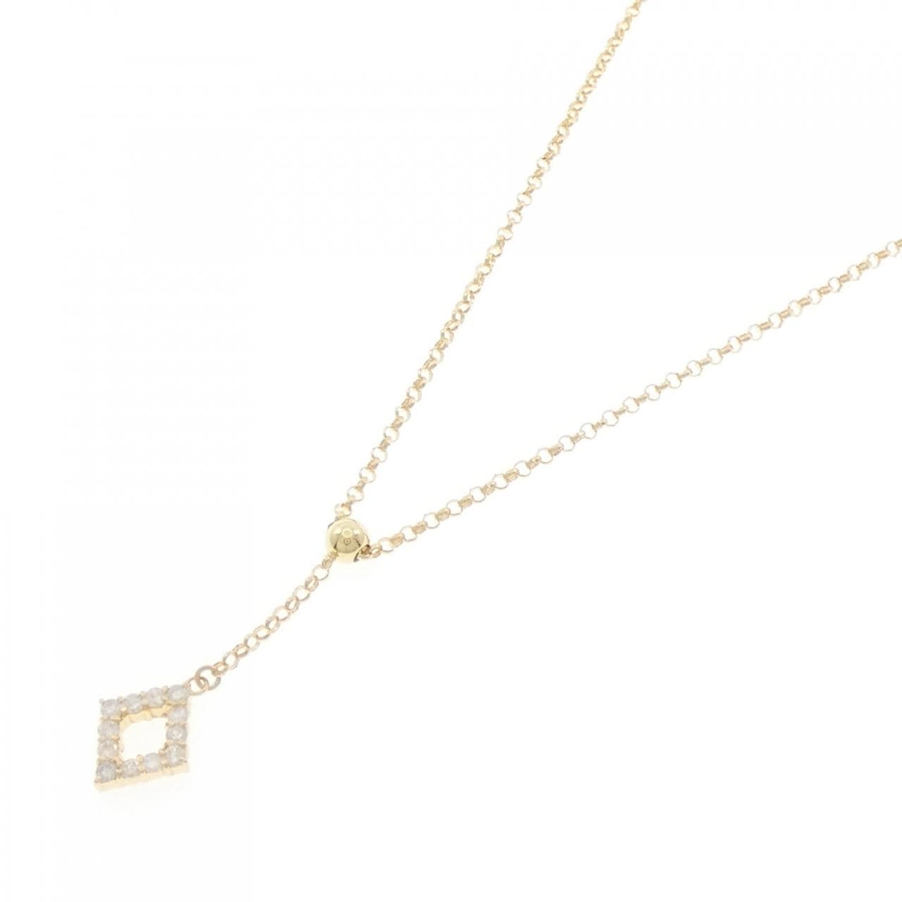 K18YG ダイヤモンド ネックレス 0.30CT