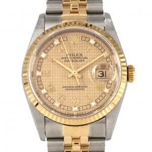 ロレックス デイトジャスト 16233G SSxYG 自動巻 X番