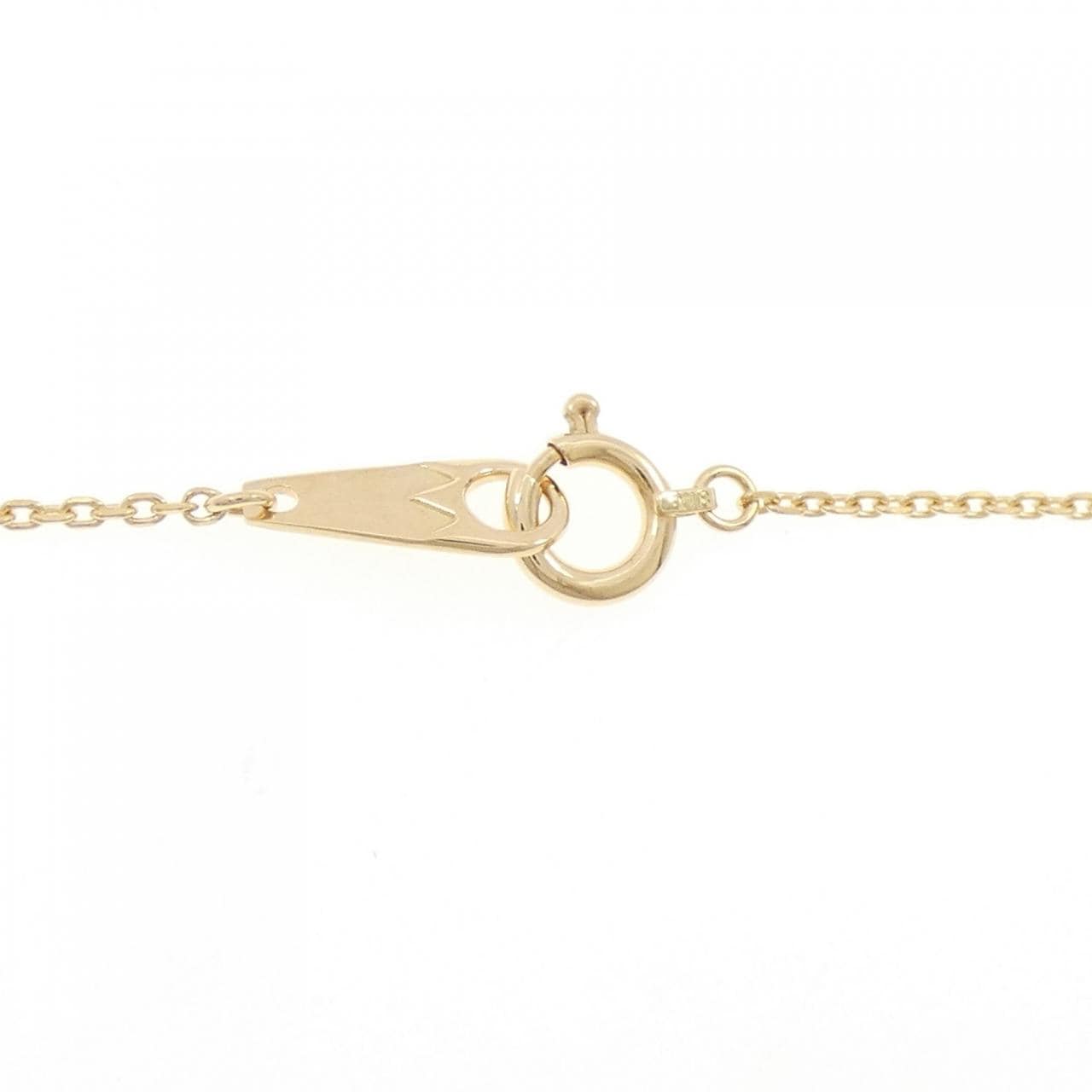 750YG/K18YG ツリー グリーンガーネット ネックレス