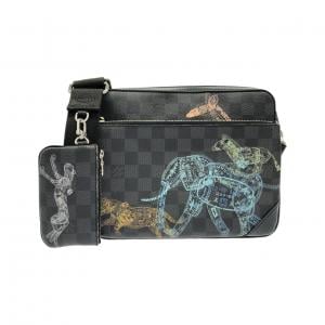 ルイヴィトン ダミエ グラフィット スタンプ トリオ メッセンジャー N58040 ショルダーバッグ