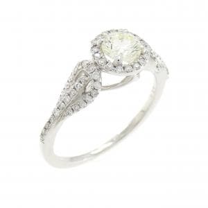 K18WG ダイヤモンド リング 0.403CT